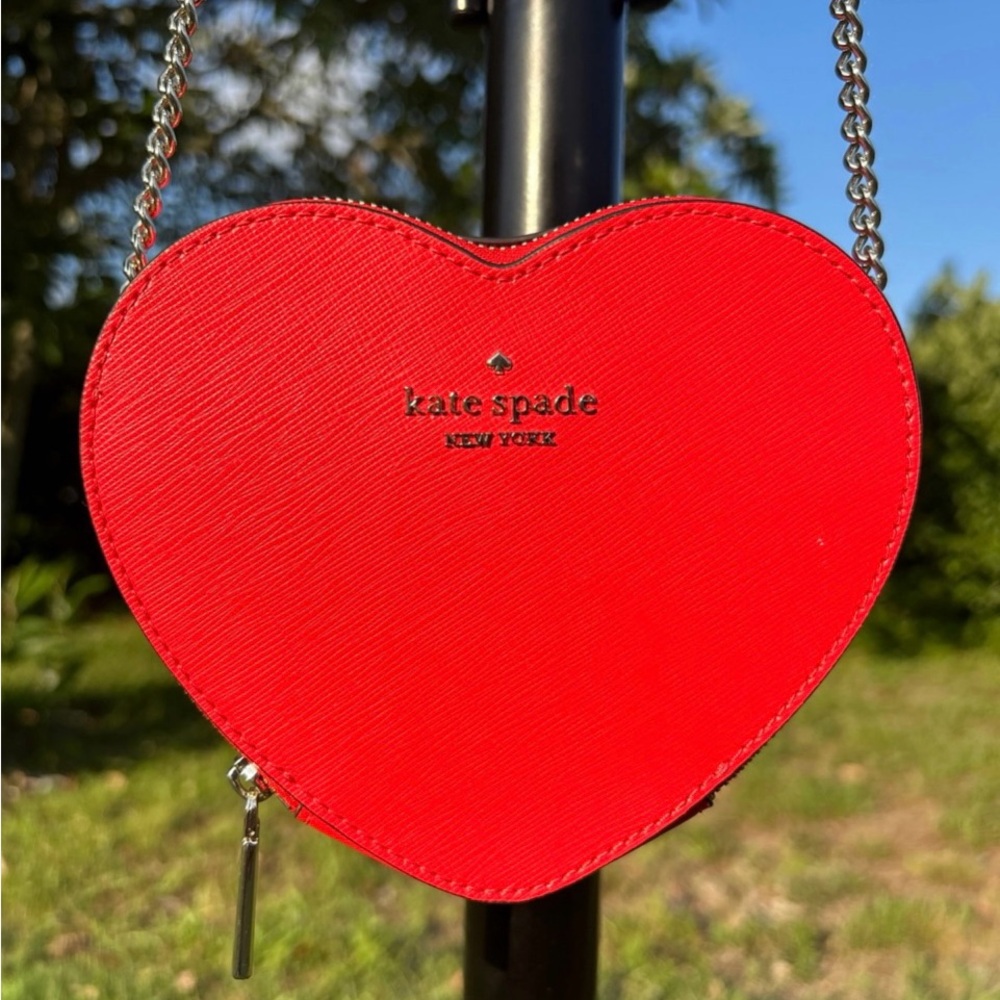 NWT $259 Kate Spade red heart bag